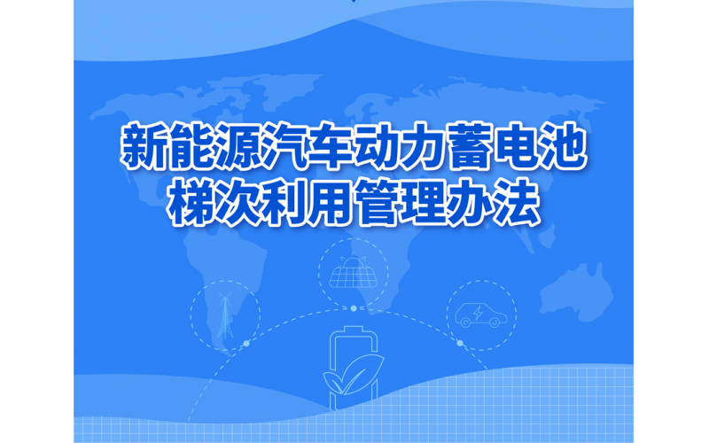 新能源汽車動(dòng)力蓄電池梯次利用管理辦法解讀